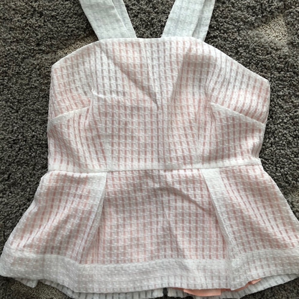 Anthropologie peplum top